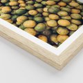 Plakat w ramie 50x70 - Świeżość Cytrusów - cytryny, limonki - rama drewno