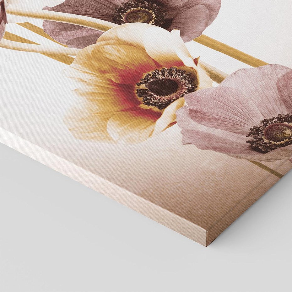 Obraz na płótnie 80x120 - Eksplozja kolorów - akwarela, maki