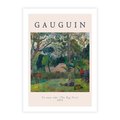 Plakat bez ramy 21x30 - Gauguin: Reprodukcja i Typografia - Gauguin, reprodukcja