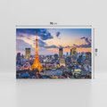 Obraz na płótnie 70x50 - Tętniące życiem Tokio - Tokio, Japonia
