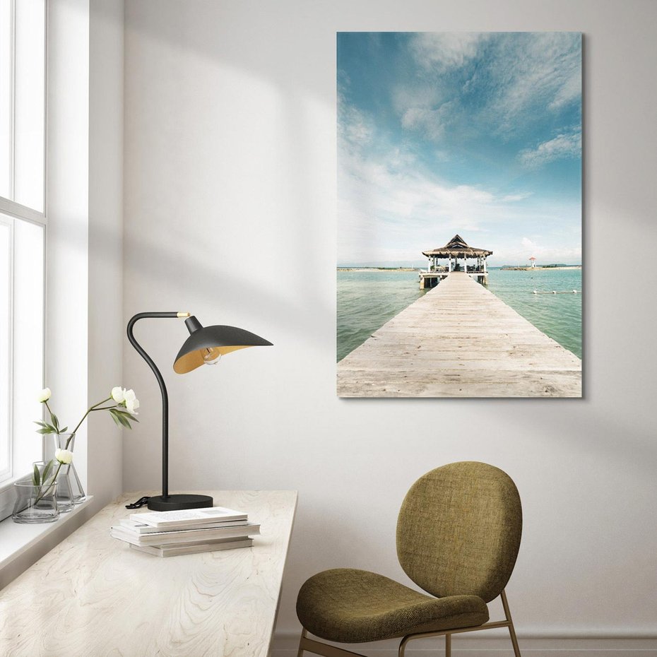 Obraz na płótnie 80x120 - Magia Morza i Piękno Plaży - Hawaje, morze