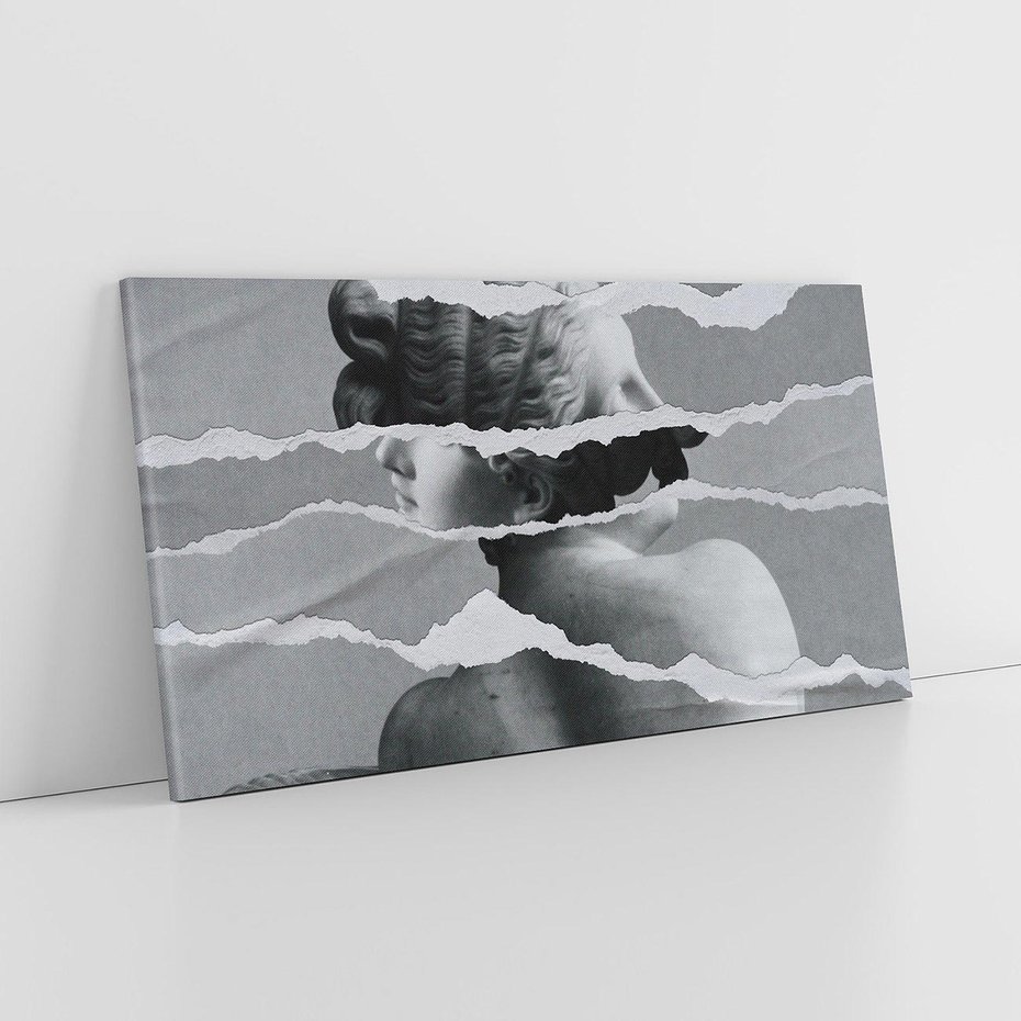 Obraz na płótnie 100x50 - Kolaż z Antyczną Rzeźbą - antyczna rzeźba, kolaż ze zdjęć