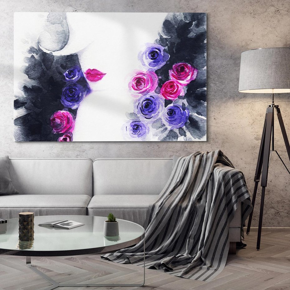 Obraz na płótnie 120x80 - Urok osobowości - kobieta, portret