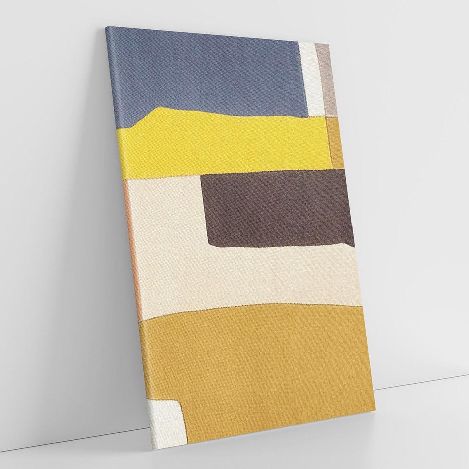 Obraz na płótnie 80x120 - Pasy Abstrakcji - kolorowe pasy, plamy koloru