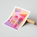 Plakat bez ramy 30x40 - Marokańskie pastele - marokański, pastele
