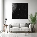 Obraz na płótnie 60x60 - Księżyc kosmiczny - księżyc, kosmos