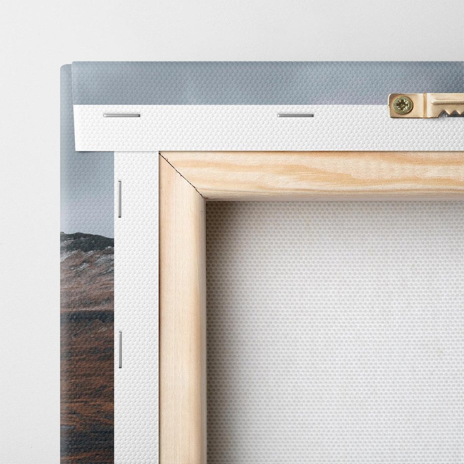 Obraz na płótnie 70x100 - Przyroda w Majestacie - fiordy, klify