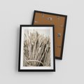 Plakat w ramie 30x40 - Letni Plon - zboże, kłosy zboża - rama czarna