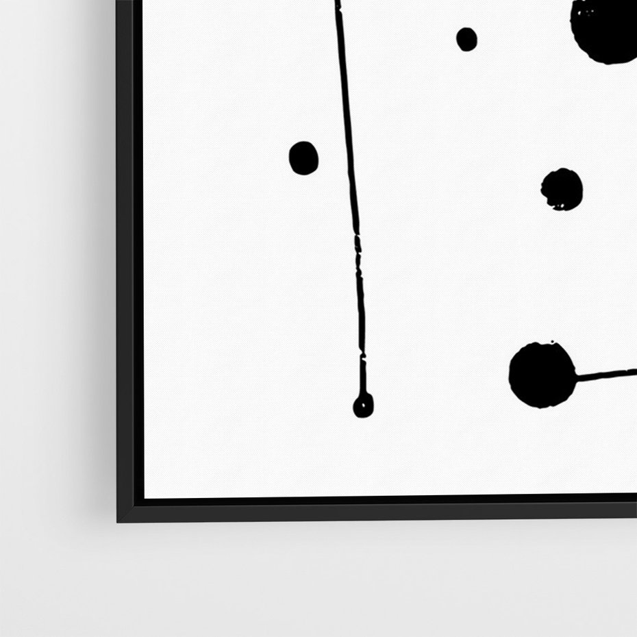 Obraz w ramie 50x70 - Złudne Odbicia - abstrakcja, minimalizm - rama czarna