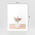 Plakat bez ramy 30x40 - Kwiaty w Minimalistycznym Wazonie - kwiaty, wazon