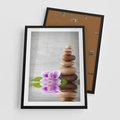 Plakat w ramie 50x70 - Spa japońskie: sztuka relaksu - spa, japońskie - rama czarna