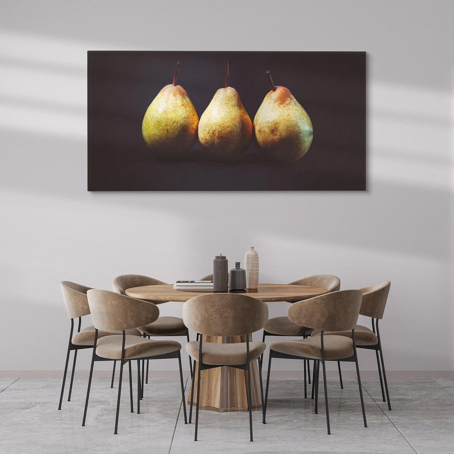 Obraz na płótnie 120x60 - Gruszki - Owocowa Harmonia - gruszki, owowce