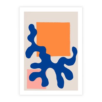 Plakat bez ramy 30x40 - Bezczasowe Pastelowe Plamy - abstrakcja, nowoczesny plakat