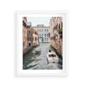 Plakat w ramie 40x50 - Wenecja na Twojej Ścianie - wenecja, kanały - rama biała