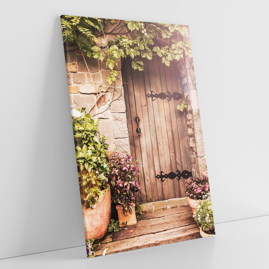 Obraz na płótnie 50x70 - Wyjątkowy Klimat - drzwi, stare