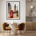 Plakat bez ramy 30x40 - Symbol Big Benu - Londyn, budka