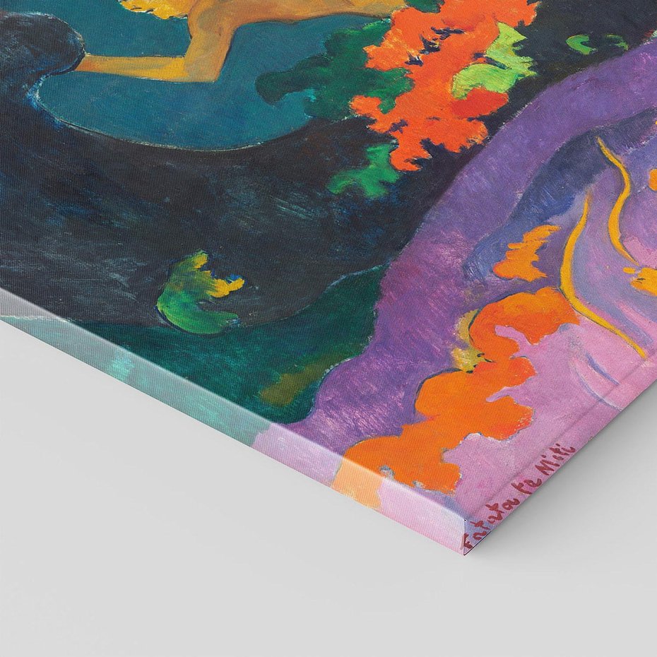 Obraz na płótnie 100x70 - Nad morzem 1892, Paul Gauguin - Reprodukcja - reprodukcja, obraz na płótnie