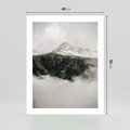 Plakat bez ramy 40x50 - Zimowa Wielkość - górski krajobraz, zima w górach