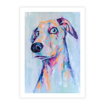 Plakat bez ramy 30x40 - Cześć! Jak się Masz? - obraz olejny, zabawna sztuka