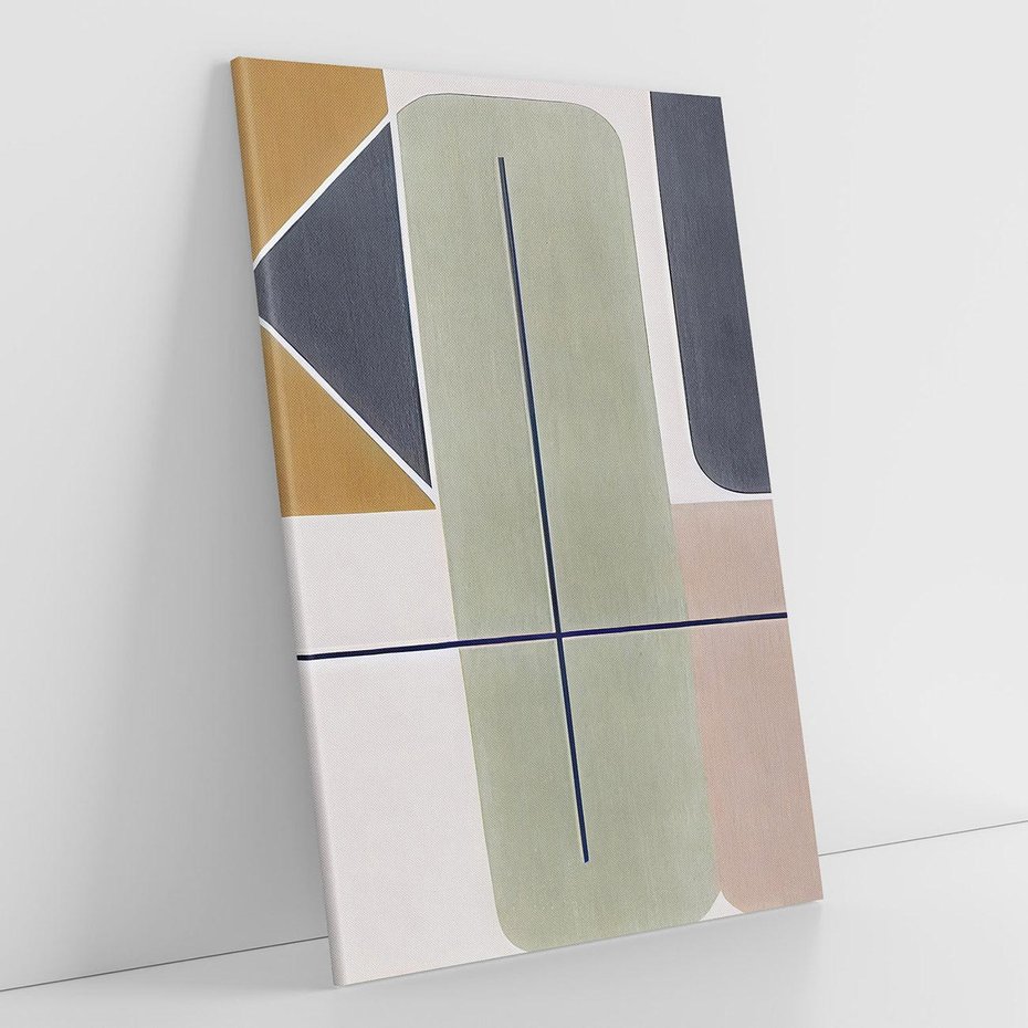 Obraz na płótnie 50x70 - Sztuka Abstrakcji - geometryczne kształty, kolorowe prostokąty