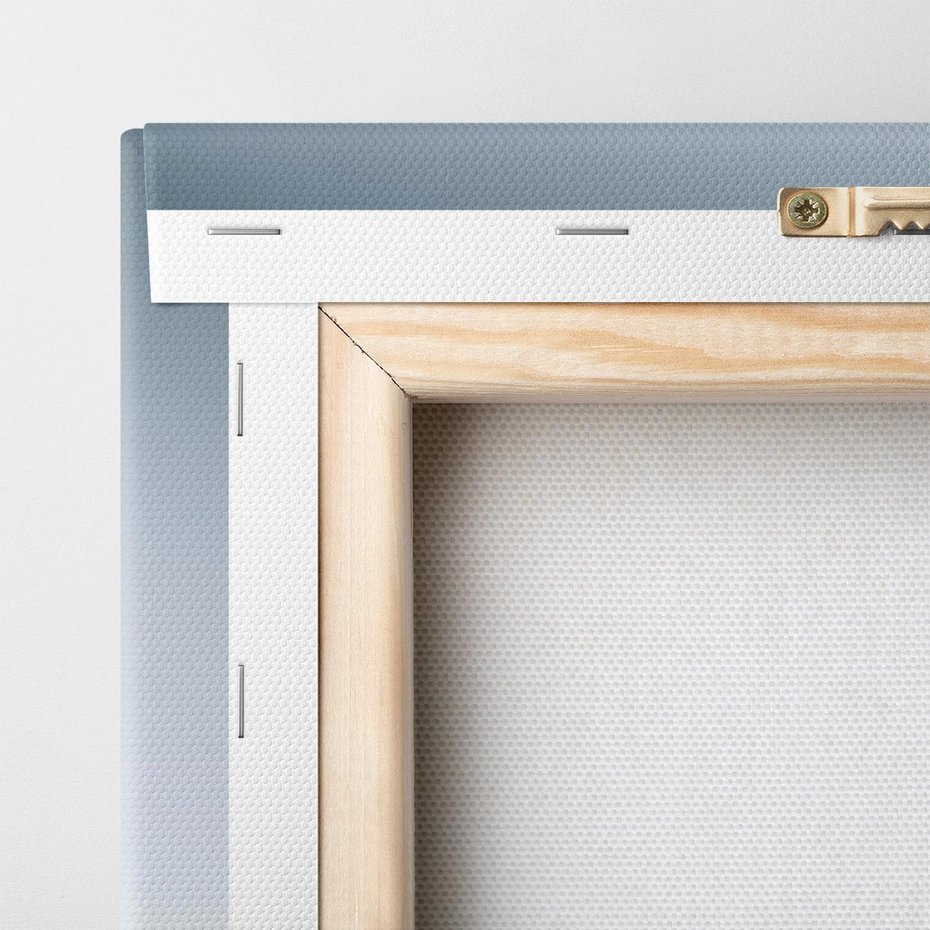 Obraz na płótnie 60x60 - Ciepło i Przytulność - skandynawski, domek