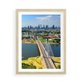 Plakat w ramie 50x70 - Most w metropolii - most, miato - rama drewno