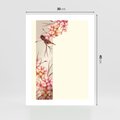 Plakat bez ramy 30x40 - Rozkwitające Marzenia - japońska sztuka, ptak