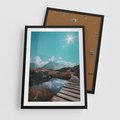 Plakat w ramie 50x70 - Inspirujący Pejzaż - ścieżka, górska - rama czarna