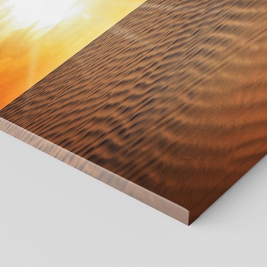 Obraz na płótnie 120x80 - Pustynia - Drzewo i słońce - pustynia, drzewo