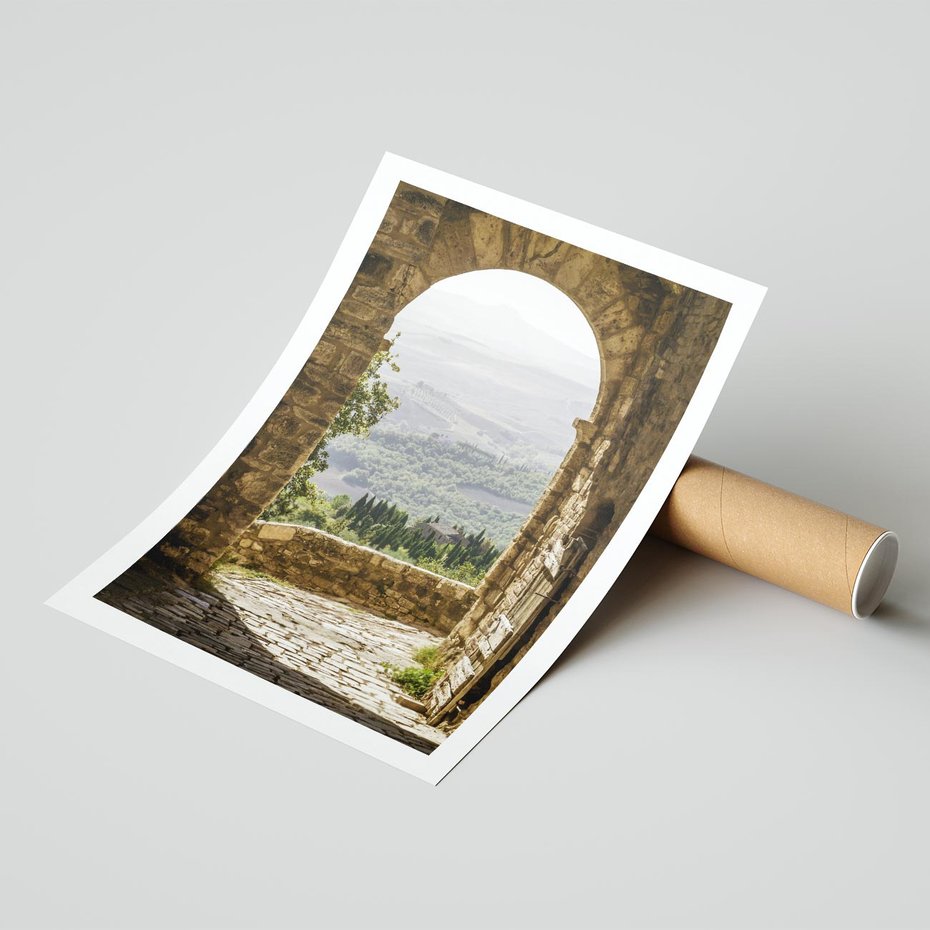 Plakat bez ramy 30x40 - Słoneczne Piękno Włoch i Prowansji - Włochy, Prowansja