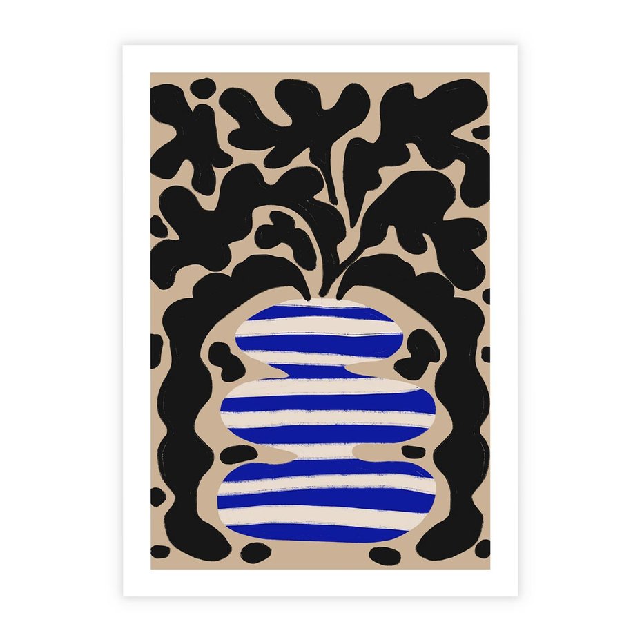 Plakat bez ramy 21x30 - Boho Wizje - abstrakcyjny plakat, ciekawe formy