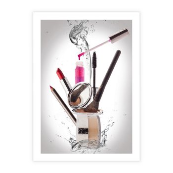 Plakat bez ramy 40x50 - Moda, makijaż i relaks - moda, makijaż