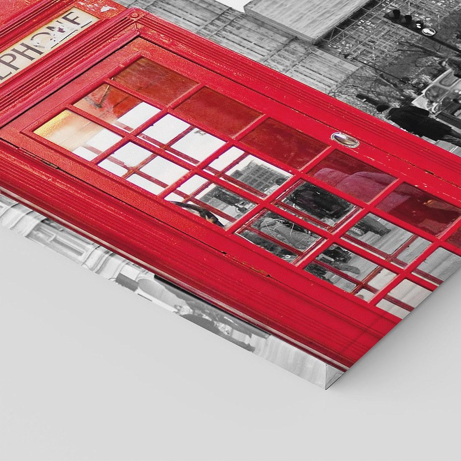 Obraz na płótnie 30x30 - Budka w Londynie - Londyn, budka