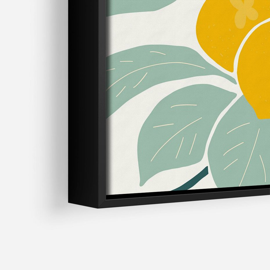 Obraz w ramie 50x70 - Wewnętrzna Melodia - plakat, nowoczesna sztuka - rama czarna