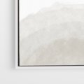 Obraz w ramie 70x100 - Impresje Energii - rozmyte cienie, abstrakcja - rama biała
