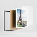 Plakat w ramie 40x50 - Ikona Romantyzmu - Eiffla, Francja - rama czarna
