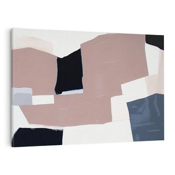 Obraz na płótnie 120x80 - Wyrażona cisza abstrakcji - abstrakcyjne, nieregularne kształty