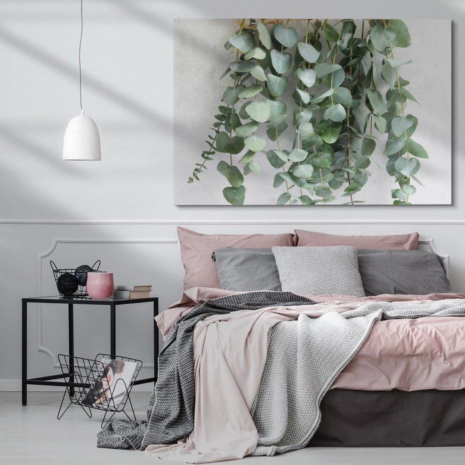 Obraz na płótnie 100x70 - Uwodzicielska zieleń eukaliptusa - eukaliptus, zielone