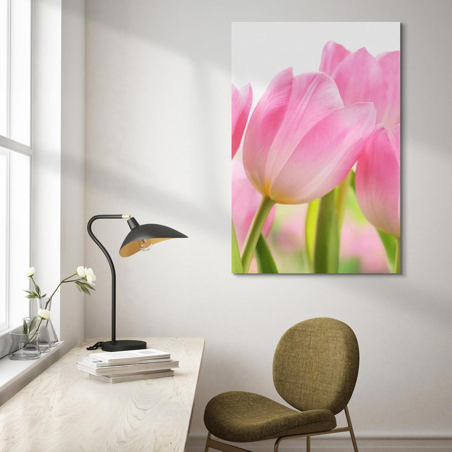 Obraz na płótnie 50x70 - Kwiaty w pełnym rozkwicie - kwiat, Kwiaty