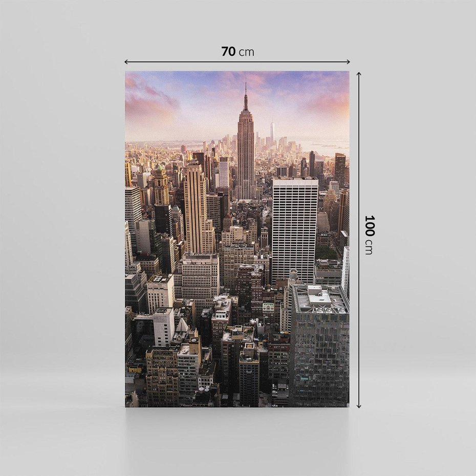 Obraz na płótnie 70x100 - Pulsujące serce USA - NY, Nowy Jork