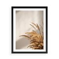 Plakat w ramie 50x70 - Swobodne trawy boho - boho, suche - rama czarna