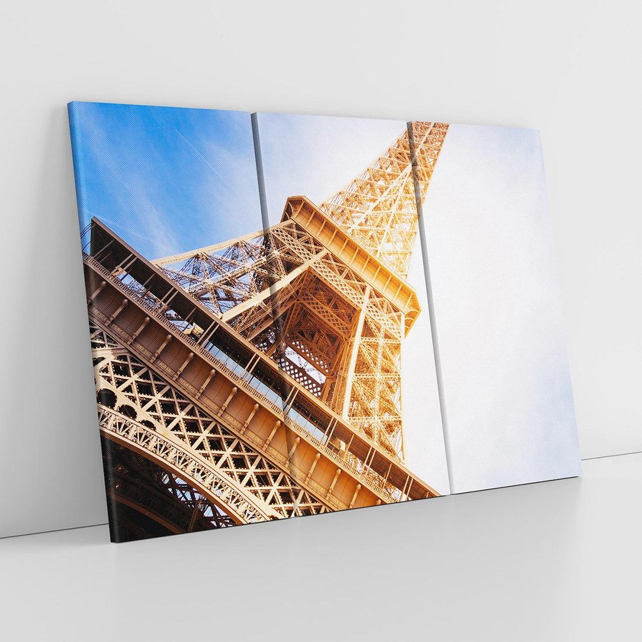 Obraz na płótnie 120x80 - Eiffla - ikona Paryża - Eiffla, Paryż
