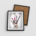Plakat w ramie 40x50 - Moda, makijaż i relaks - moda, makijaż - rama czarna