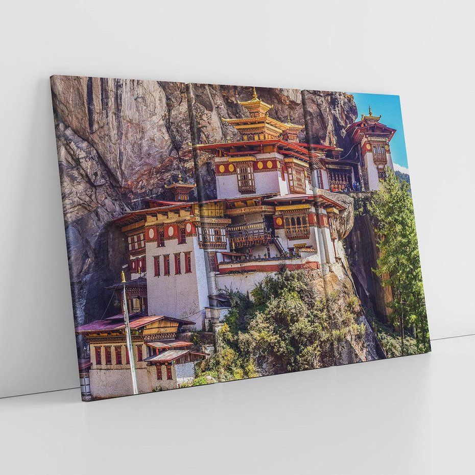 Obraz na płótnie 120x80 - Architektura Azji: Harmonia i Majestat - architektura, Azja