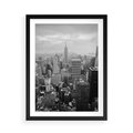 Plakat w ramie 50x70 - Majestatyczne Wysokości - Nowy Jork, wieżowce - rama czarna