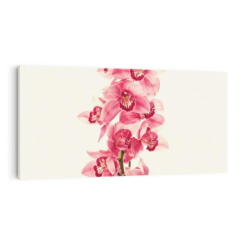 Obraz na płótnie 100x50 - Orchidea w spa - relaks - orchidea, spa