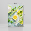 Obraz na płótnie 80x120 - Cytrynowe Orzeźwienie - cytryny, lemoniada