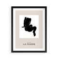 Plakat w ramie 50x70 - Boho Harmonia Stylu - abstrakcyjna sztuka, akt - rama czarna