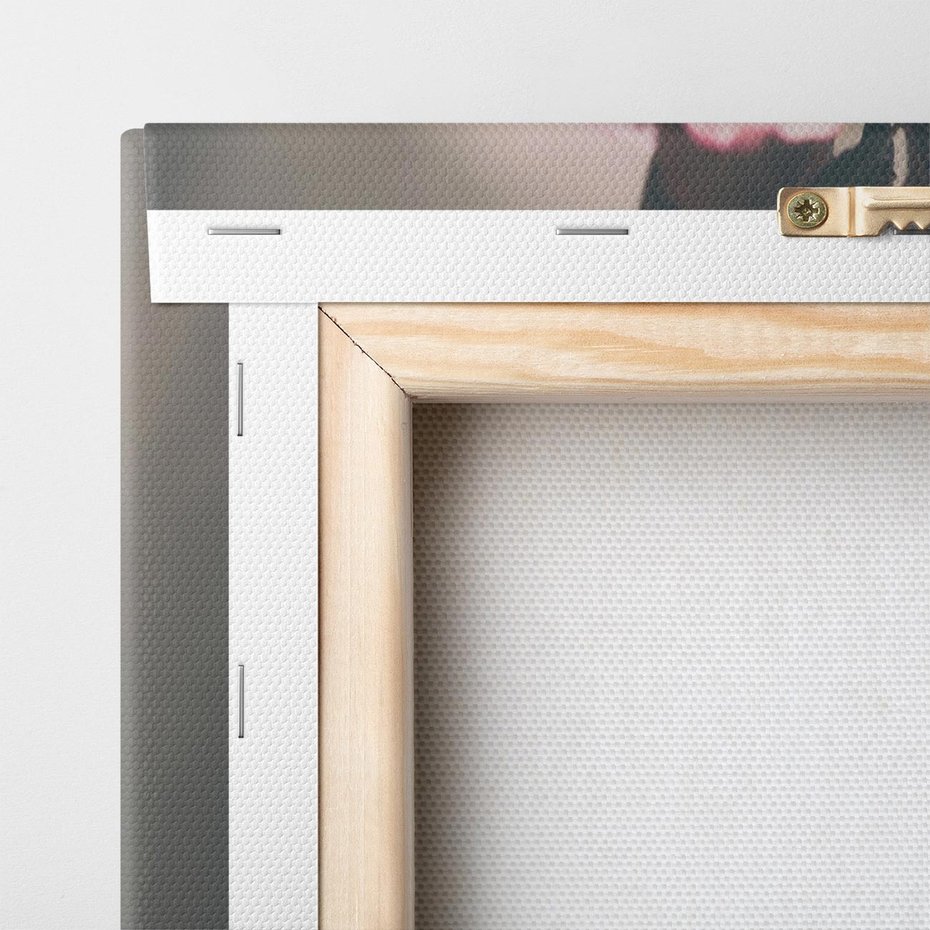 Obraz na płótnie 120x60 - Przemijający Urok - kwitnąca, wiśnia