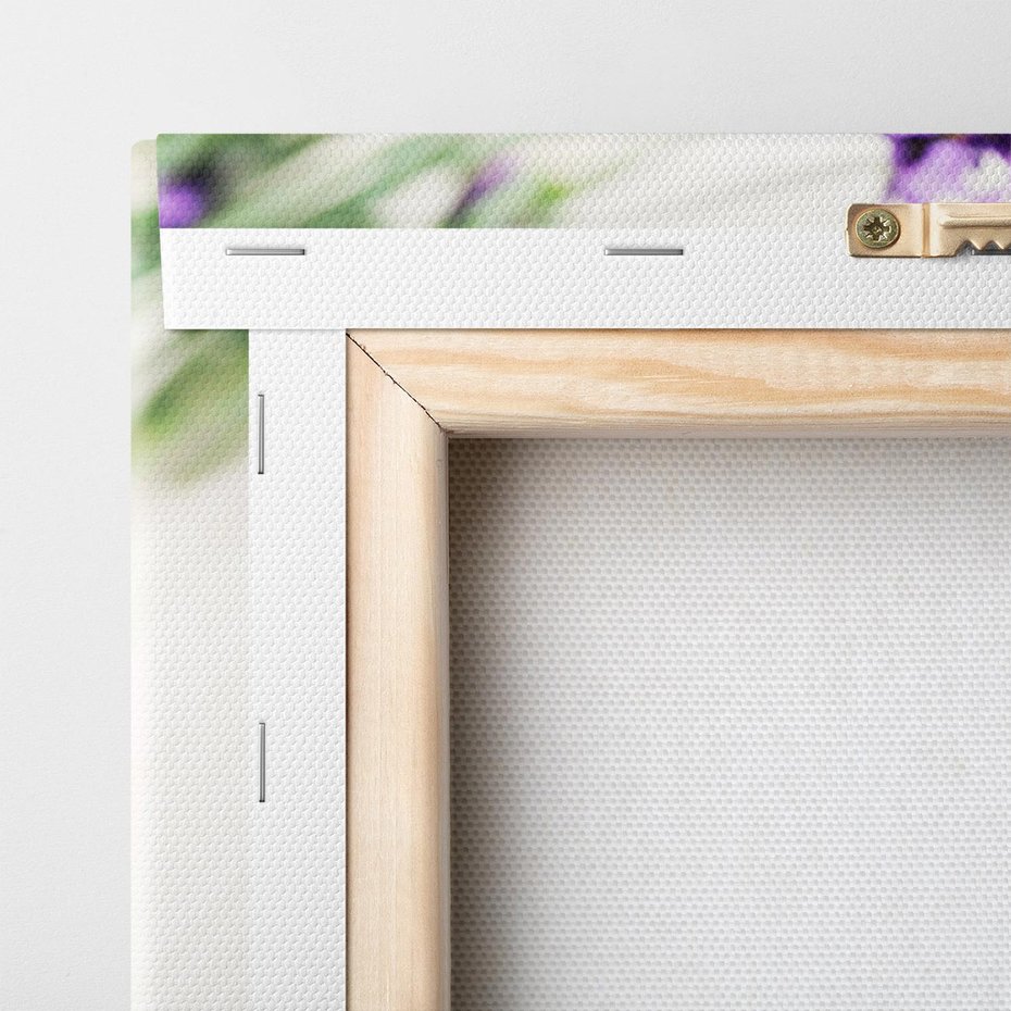 Obraz na płótnie 120x80 - Urok lawendowych kwiatów - lawenda, kwiaty